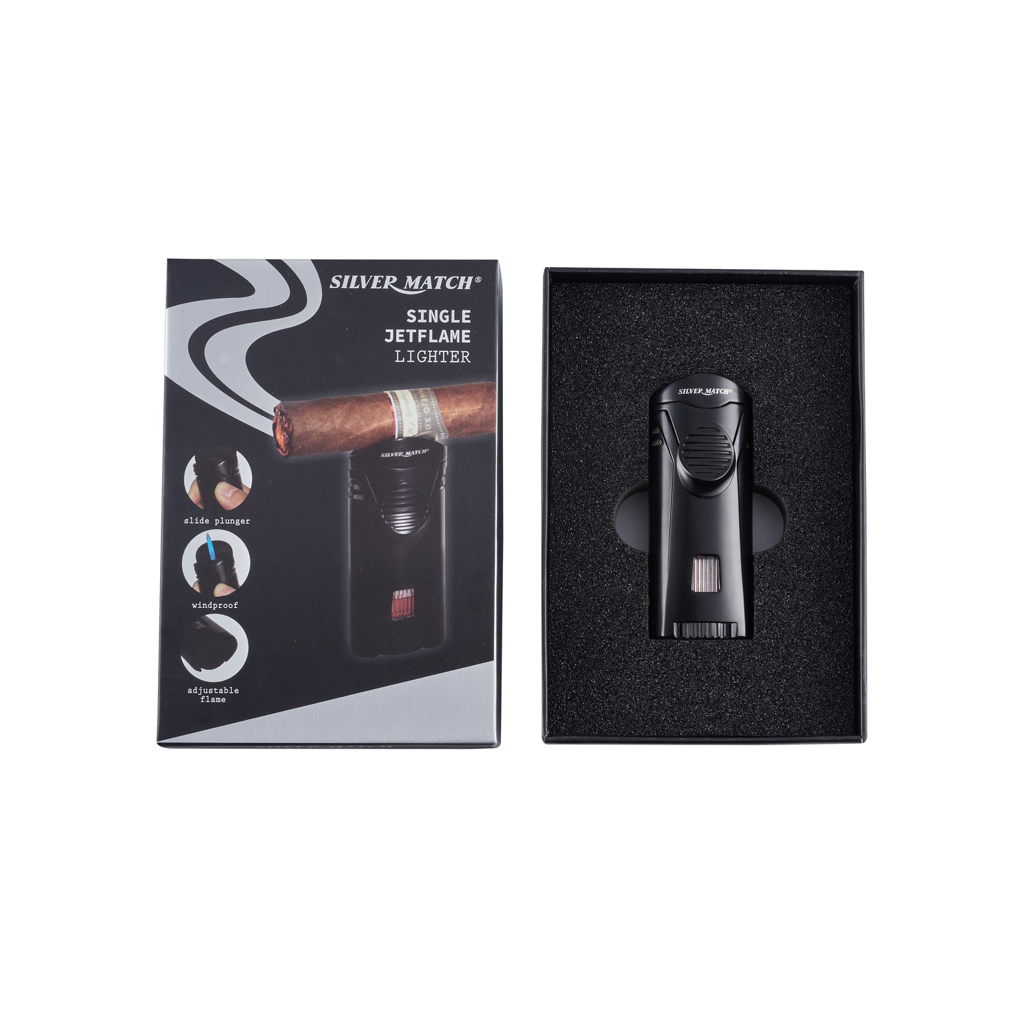 DEBDEN LIGHTER WITH CIGAR HOLDER