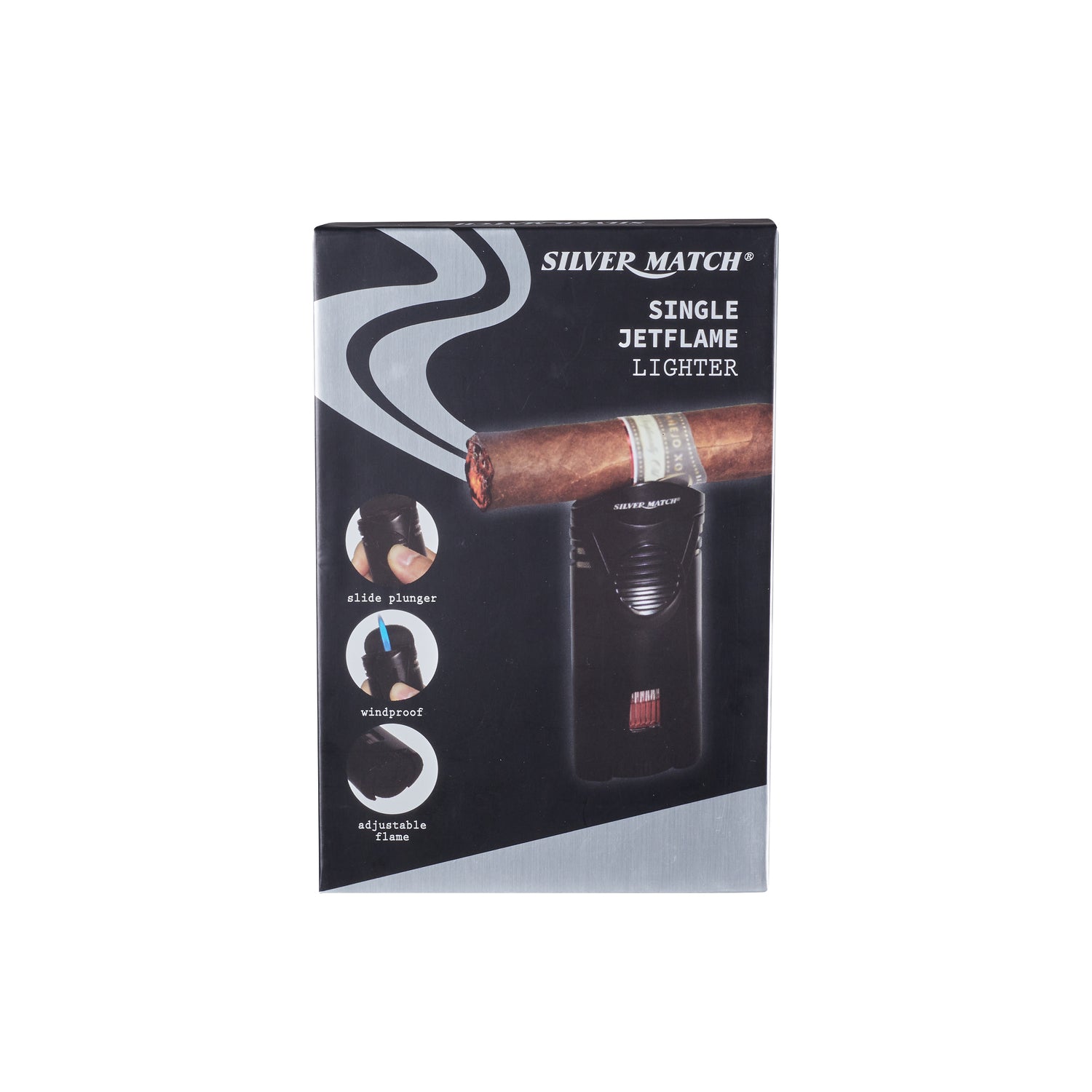 DEBDEN LIGHTER WITH CIGAR HOLDER