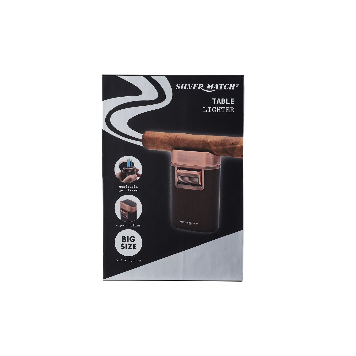 MONACO LIGHTER WITH CIGAR HOLDER