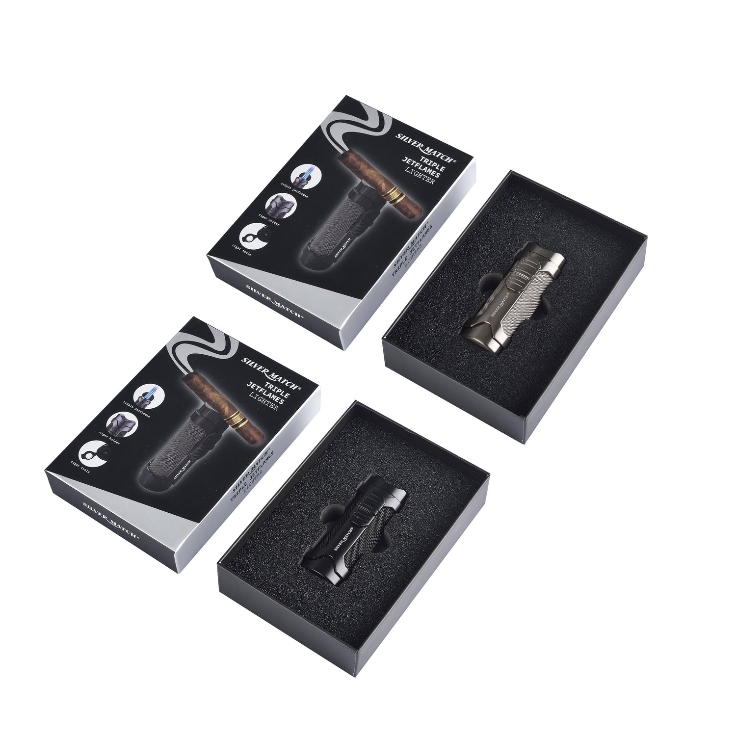 SM VADUZ 3 JETFLAMES CIGAR TOOLS LIGH
