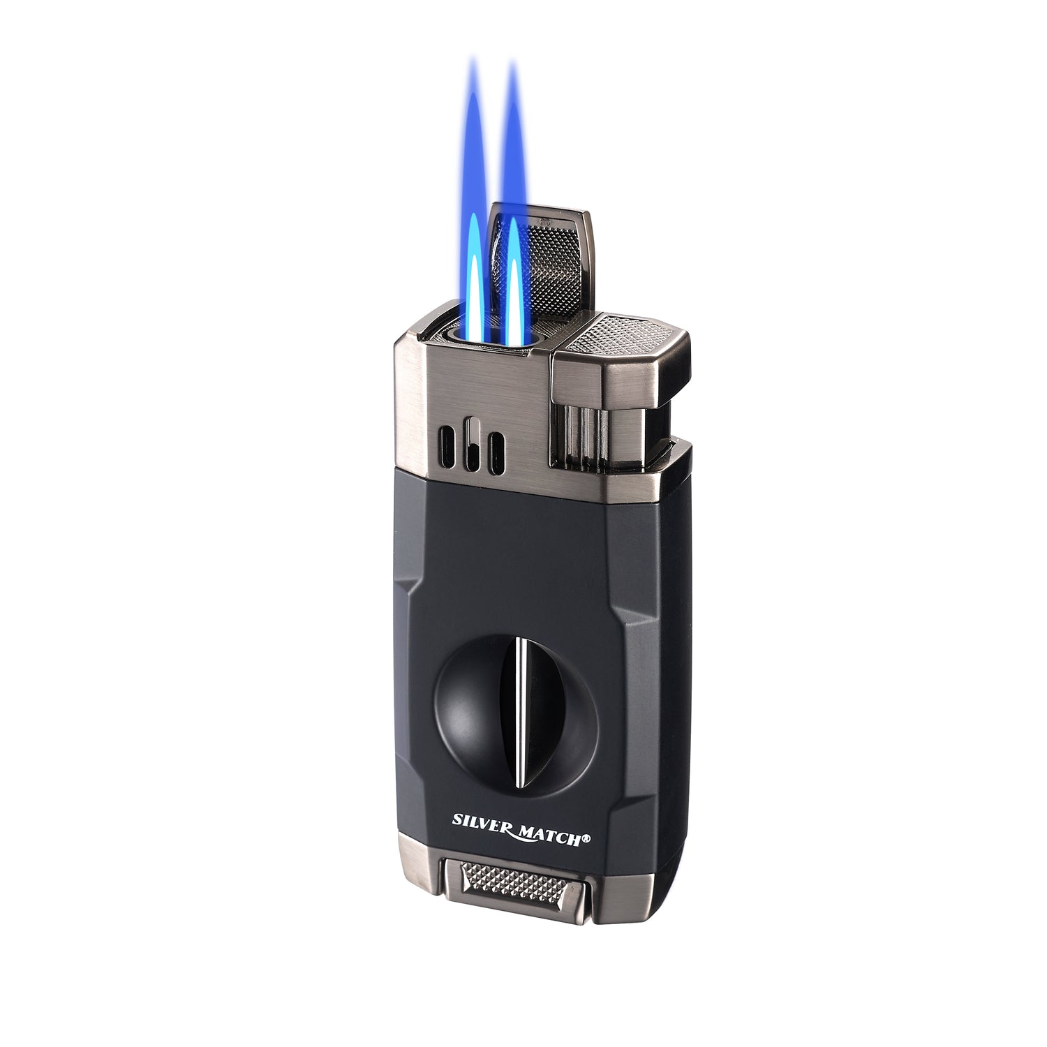 SM BELFAST V CUT 2 JETFLAMES LIGHTER