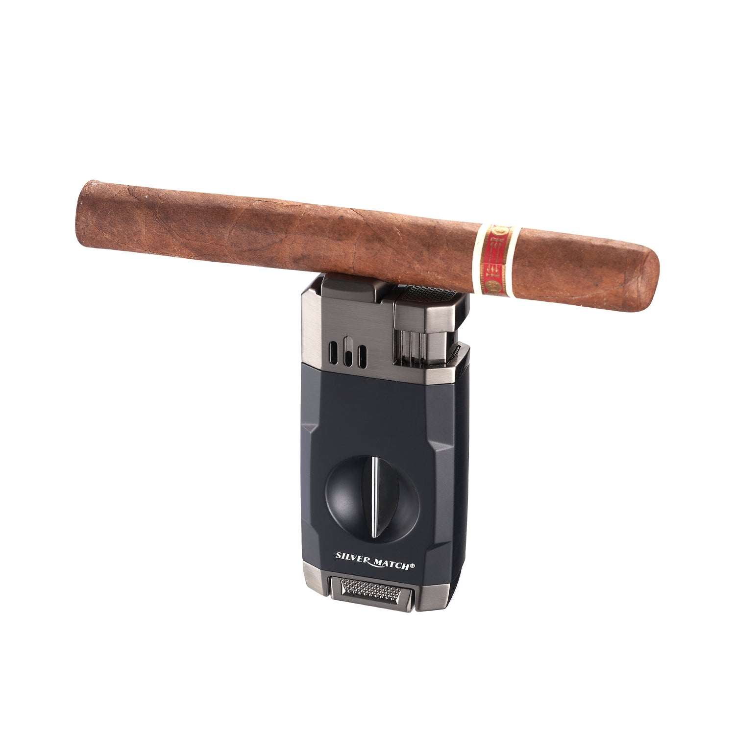 SM BELFAST V CUT 2 JETFLAMES LIGHTER