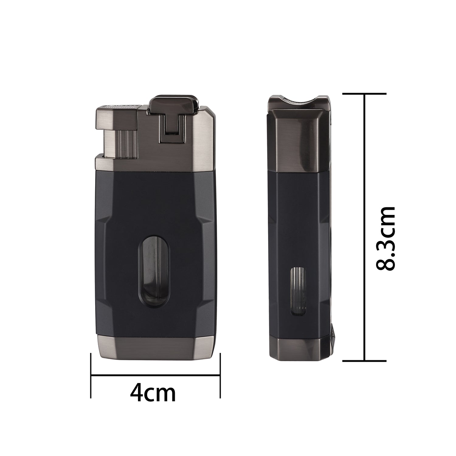 SM BELFAST V CUT 2 JETFLAMES LIGHTER