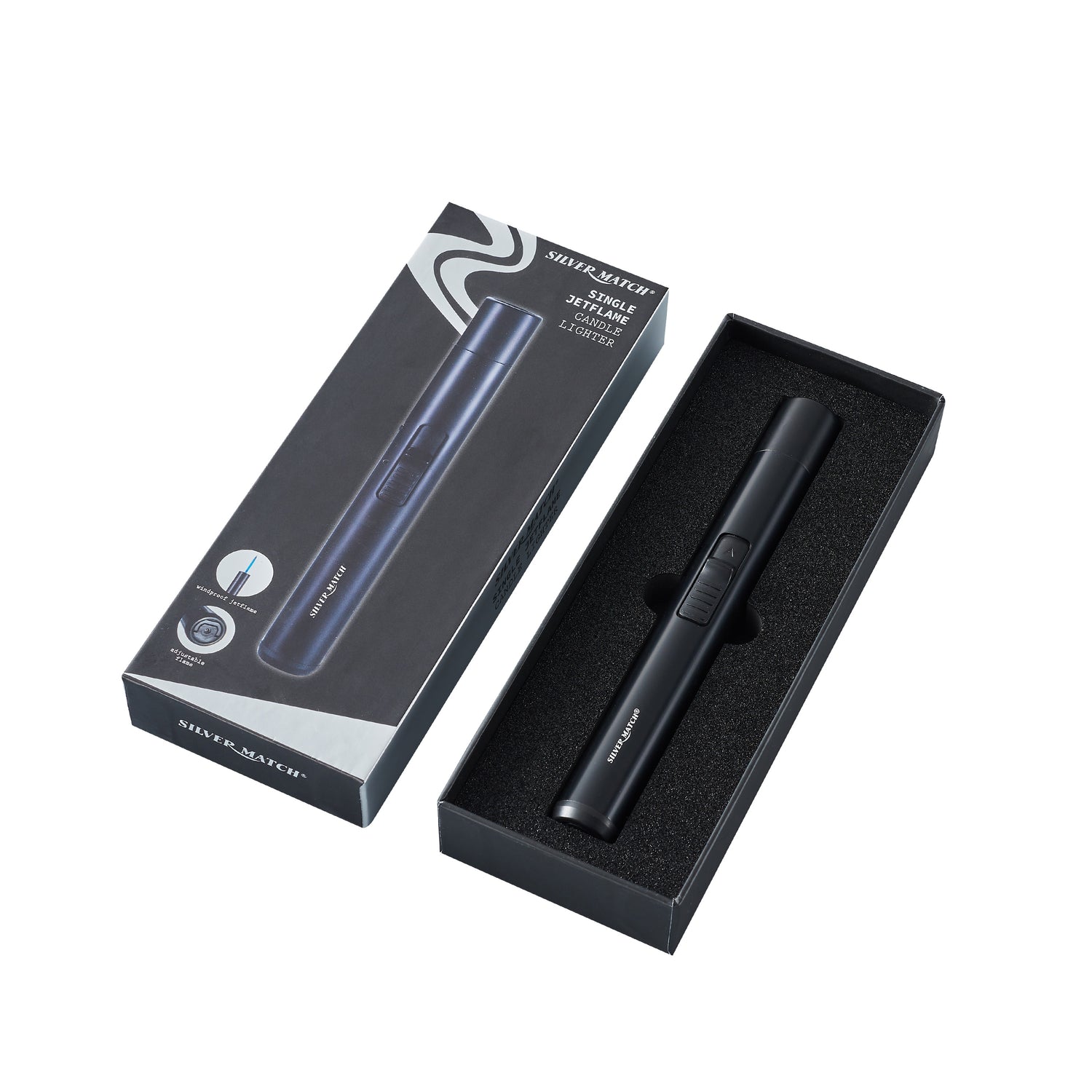 SM JETFLAME CANDLE LIGHTER BLACK