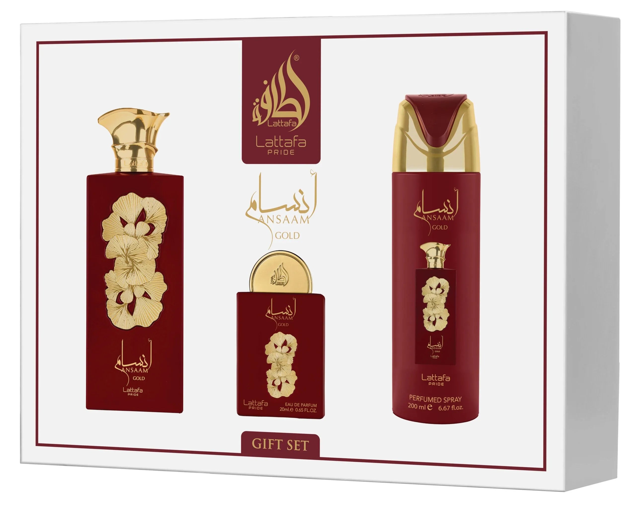 Giftset Ansaam Gold -3pc