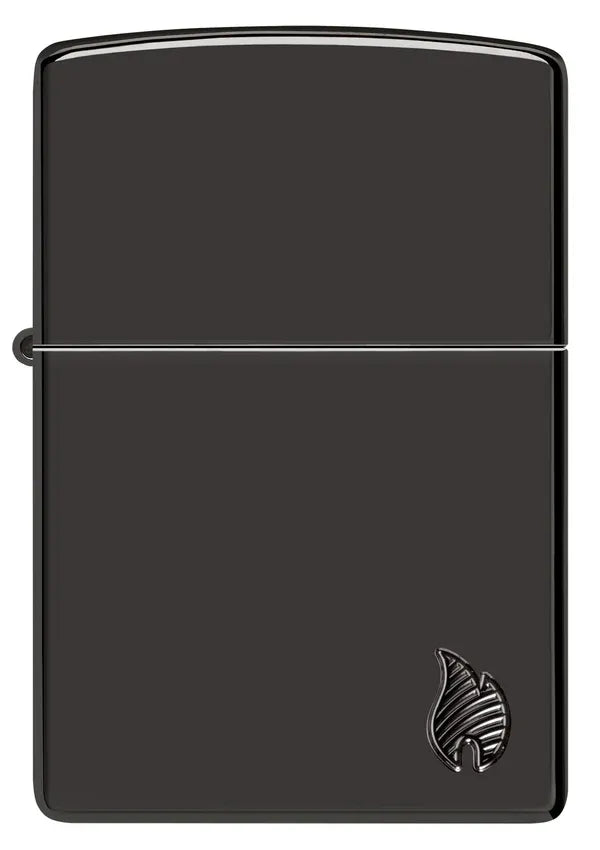 Armor® High Polish Black Flame Design