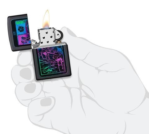 Black Light Tarot Card Design