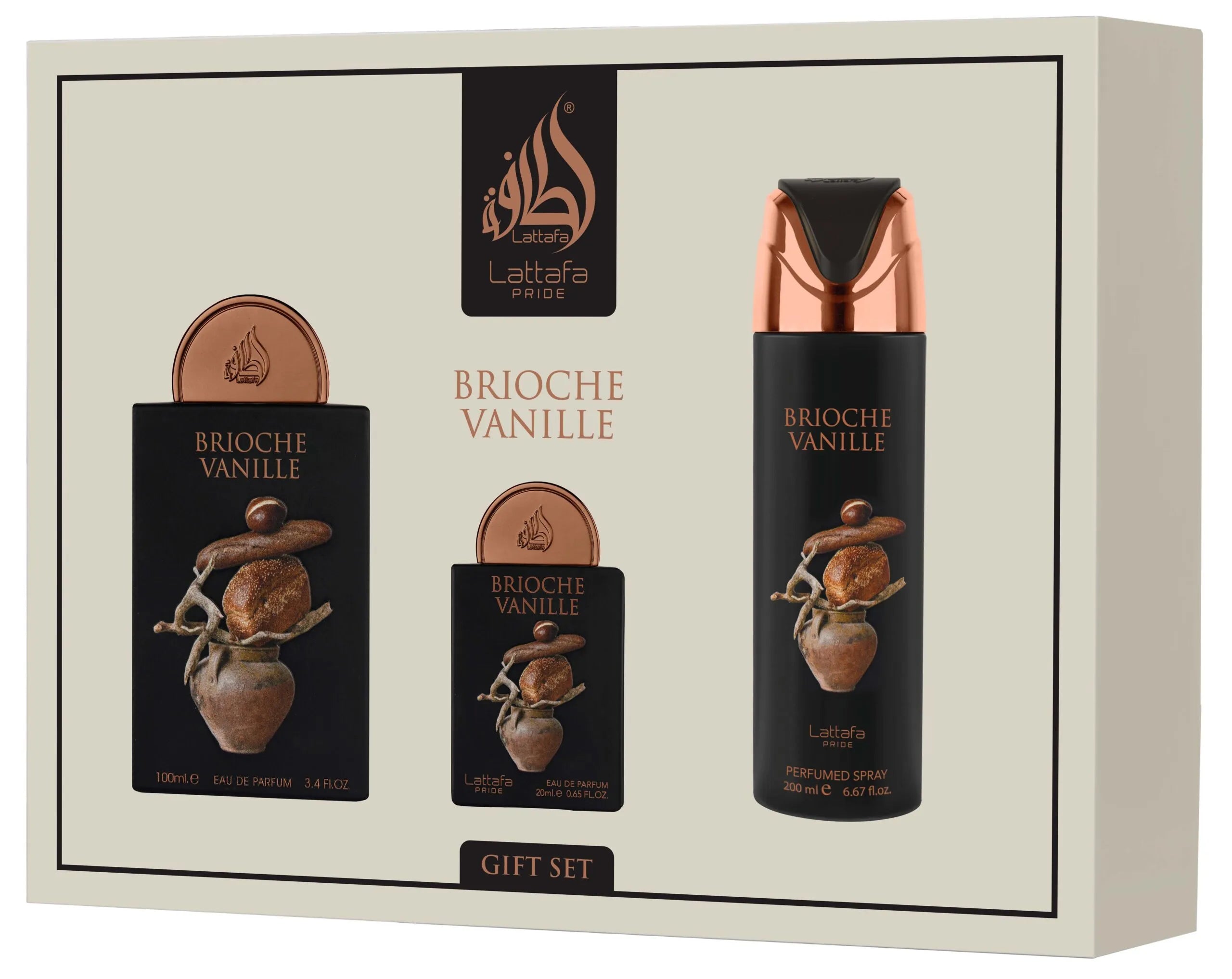 Giftset Brioche Vanille -3pc