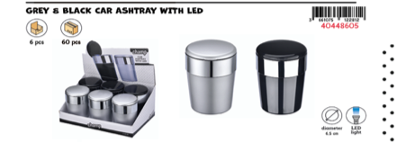 CHAMP CAR ASHTRAY WITH LED - DL-6