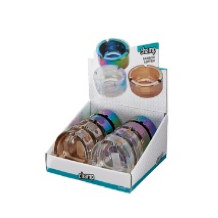 CHAMP RAINBOW GLASS ASHTRAY 9*3.8 cm-DL8