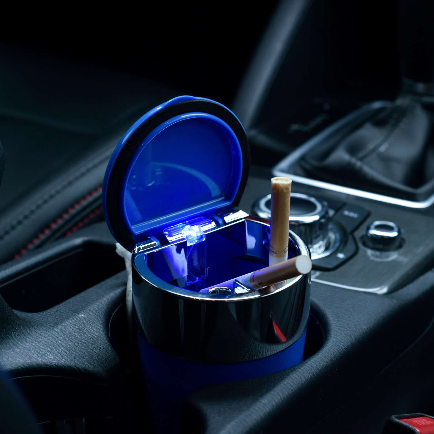 CHAMP CAR ASHTRAY COLORS WITH LED DL-6