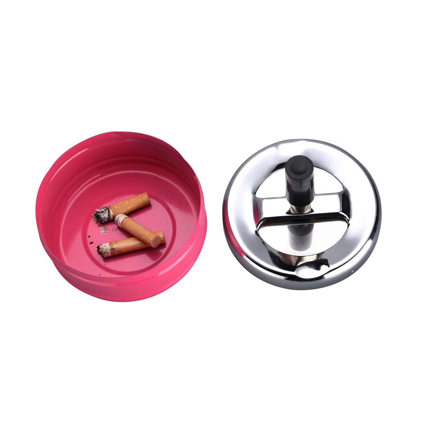 CHAMP COLORFUL PUSH ASHTRAY 9CM DL-6