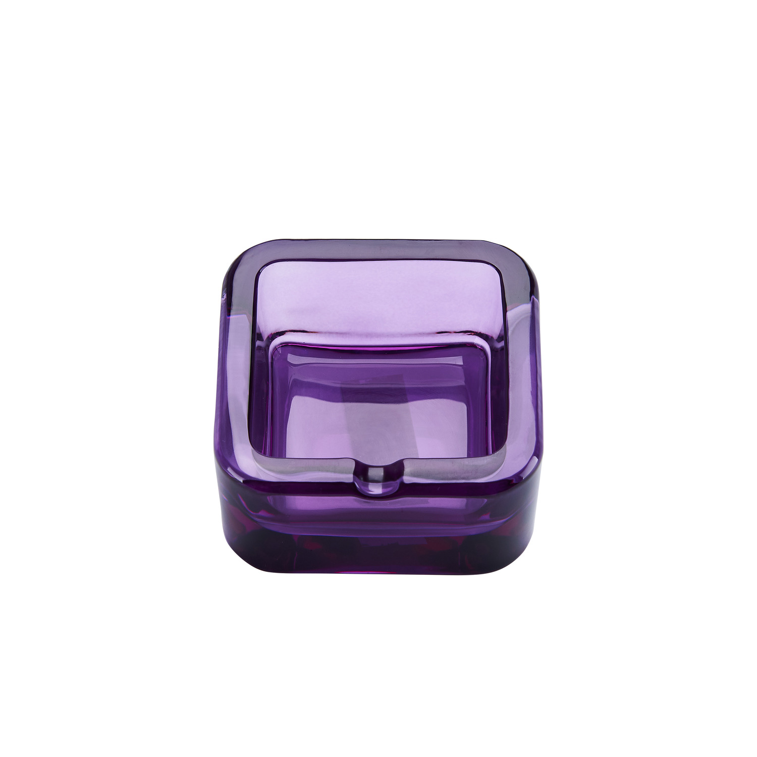 CHAMP SMOKE GLASS ASHTRAY 7.3*7.3cm-DL12