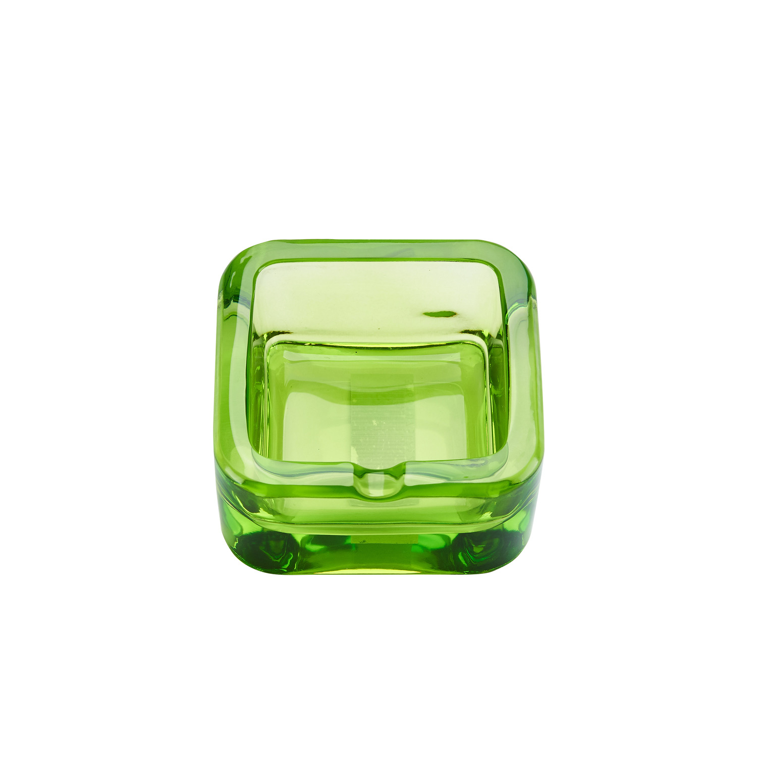 CHAMP SMOKE GLASS ASHTRAY 7.3*7.3cm-DL12