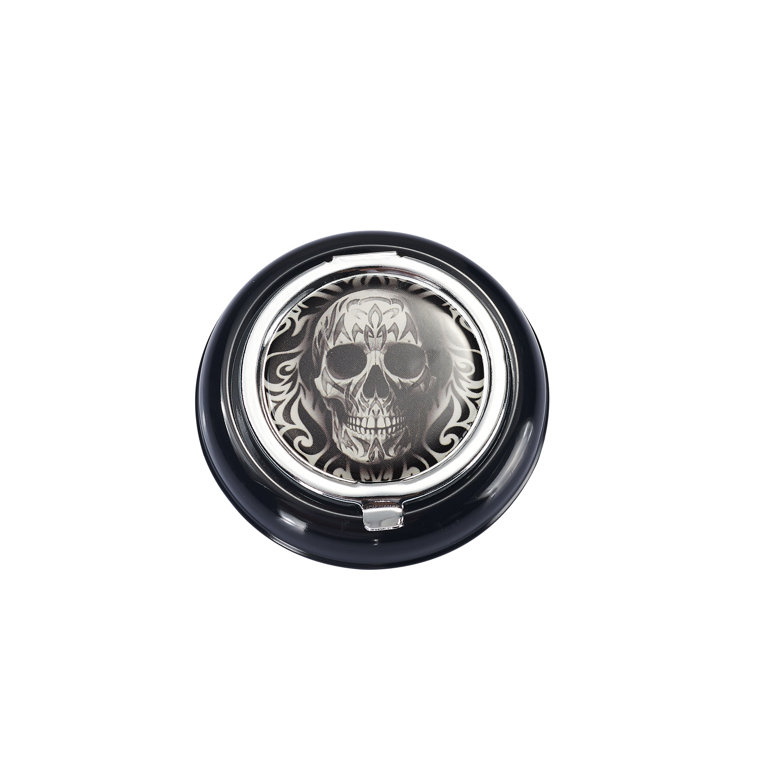 CH BLACK POCKET ASHTRAY SKULL DL-12