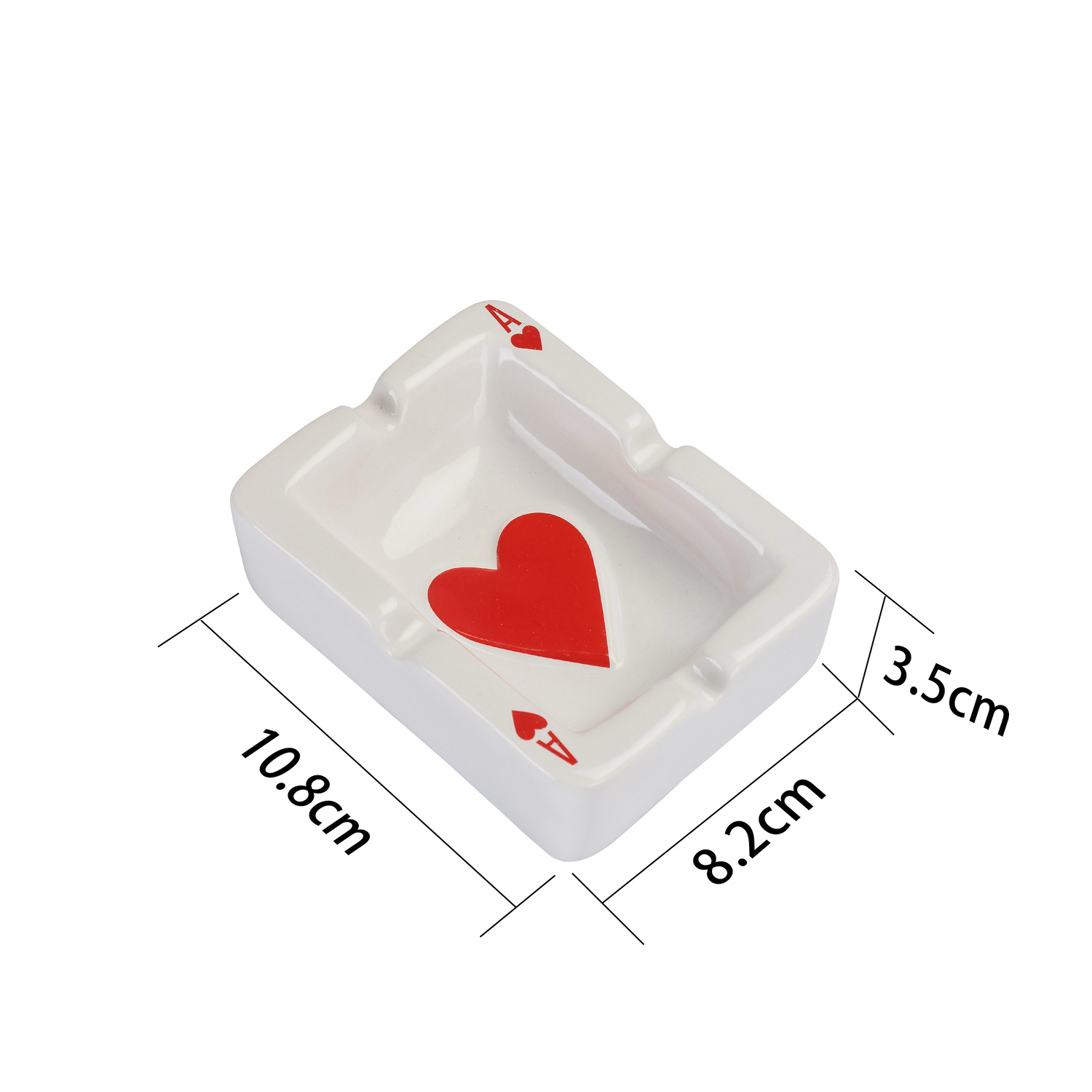 CH CASINO ACE ASHTRAY DL-8