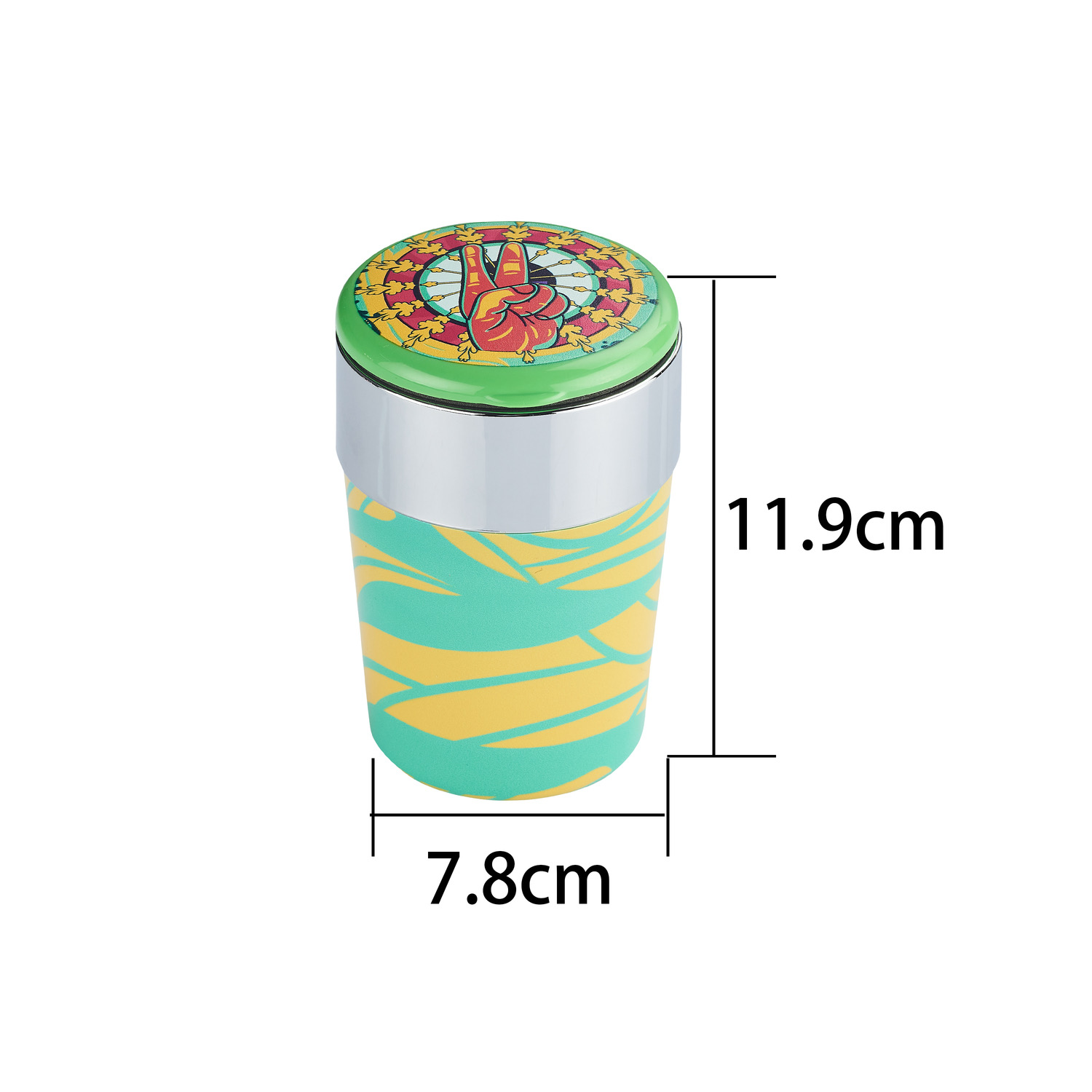 CH HIPPIE CAR ASHTRAY DL-6