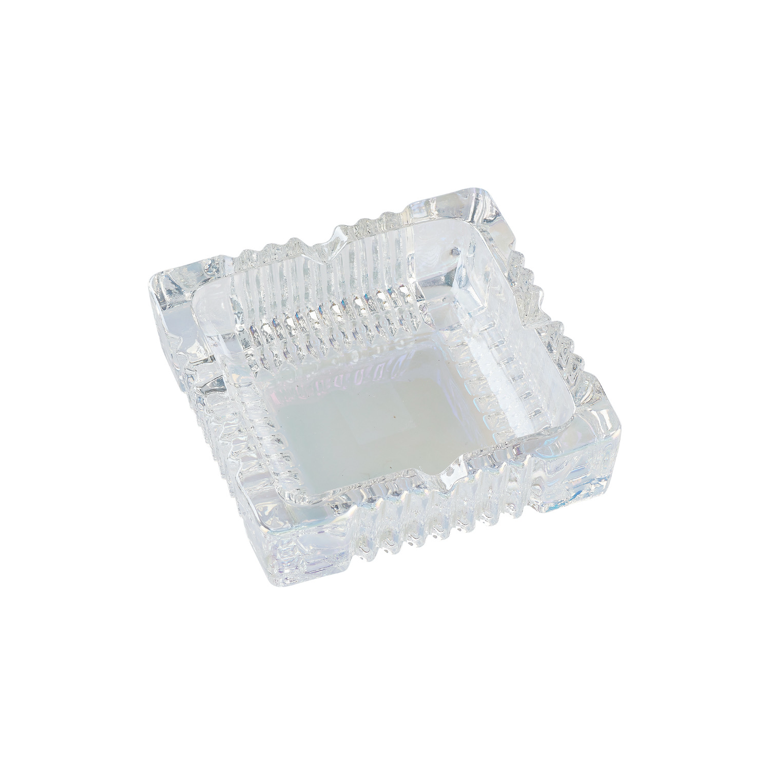 CH RAINBOW GLASS ASHTRAY