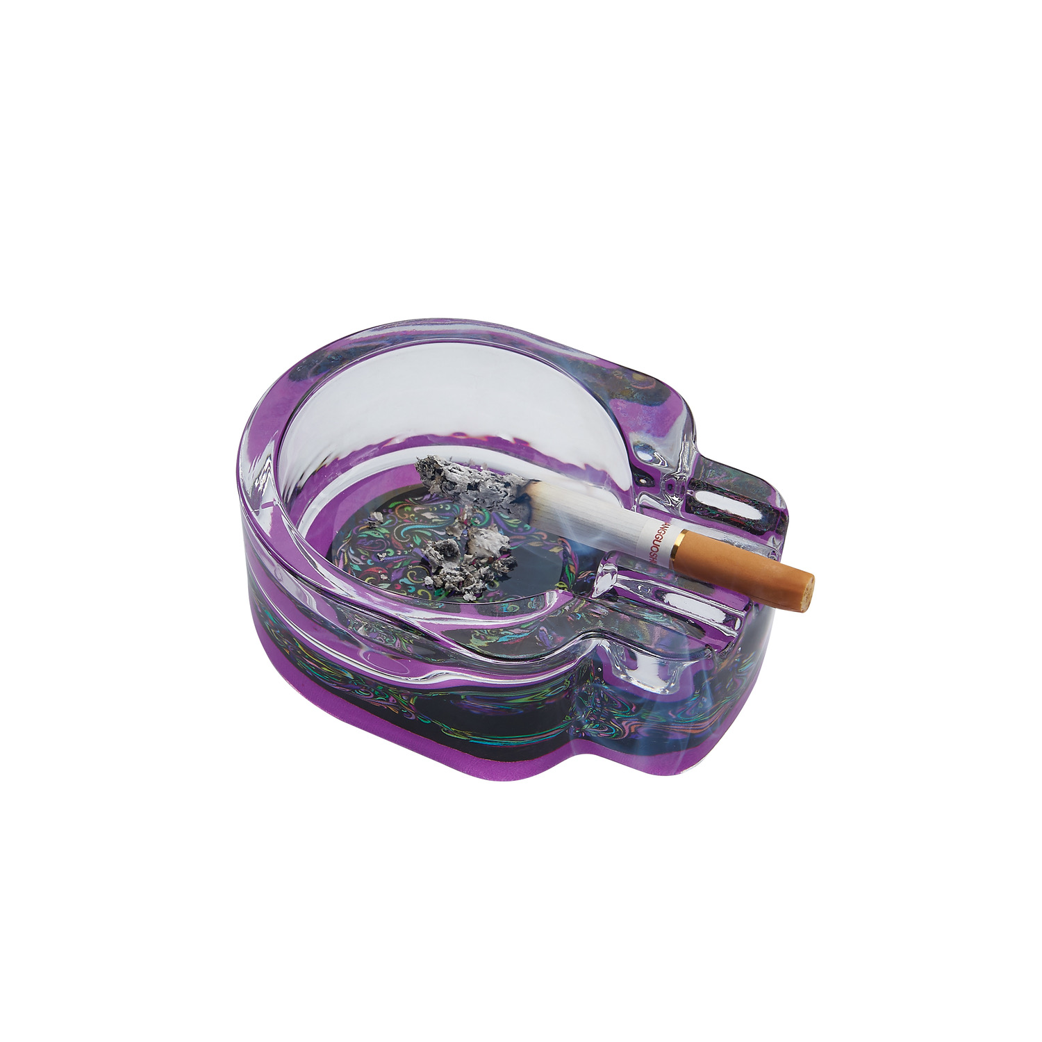 CH SKULL GLASS ASHTRAY DL-6