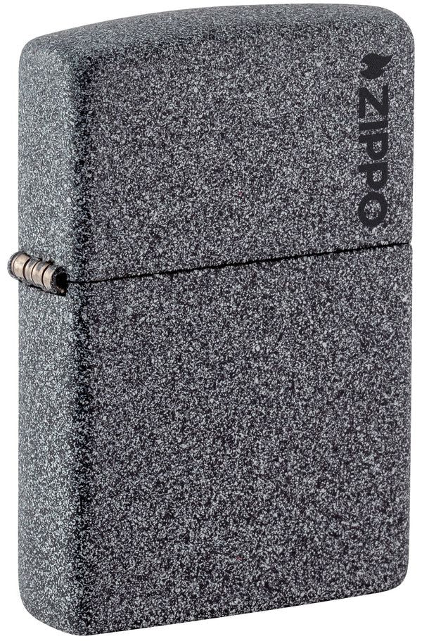 Classic Iron Stone Zippo Logo
