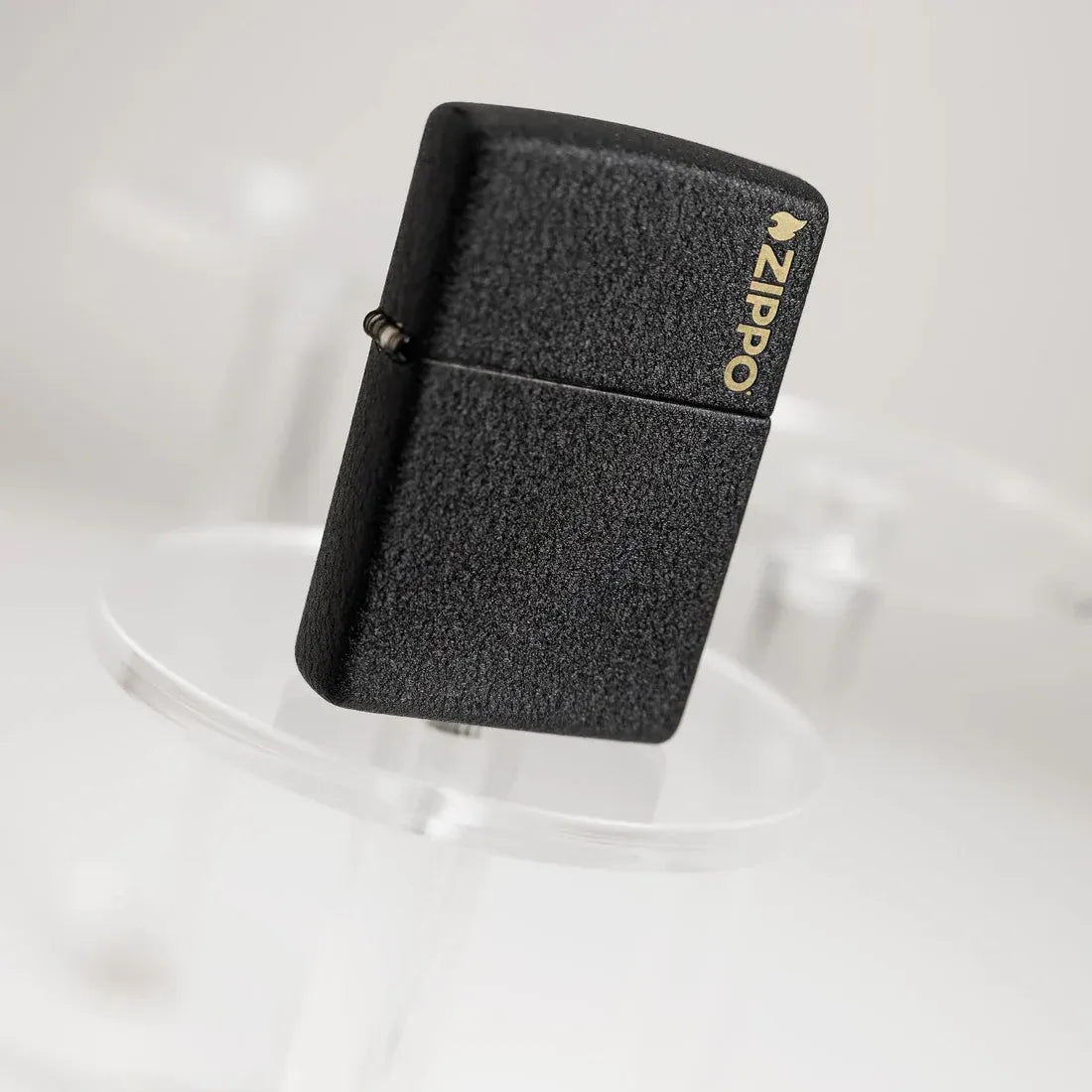 Classic Black Crackle® Zippo Logo