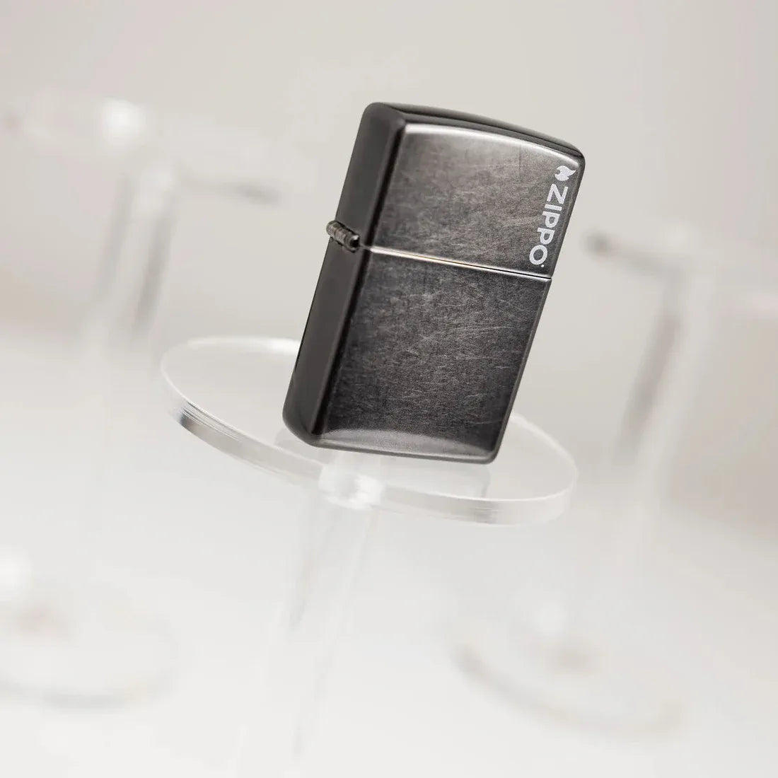 Classic Grey Zippo Logo