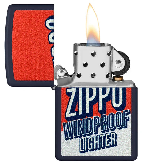 Colour Block Zippo Design