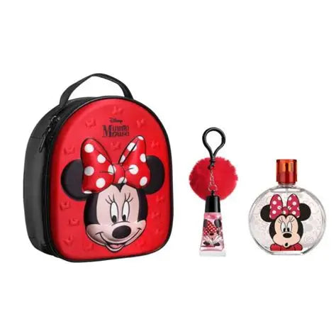 Disney-P008983/minnie 3d zip case edt 100ml + lip gl