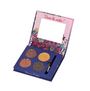 FK EYESHADOW PAL 4 COL W/ BRUSH MIR DL12