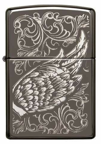 Filigree Flame and Wing Design
