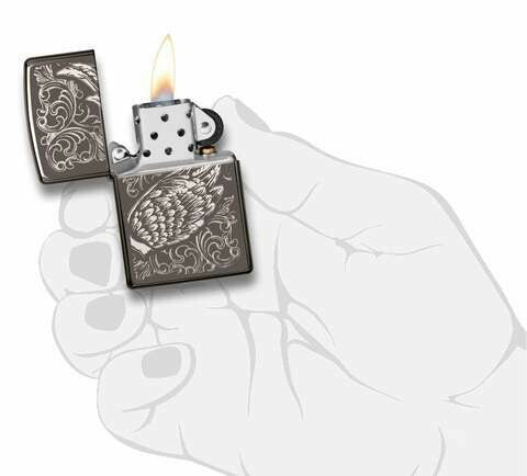 Filigree Flame and Wing Design