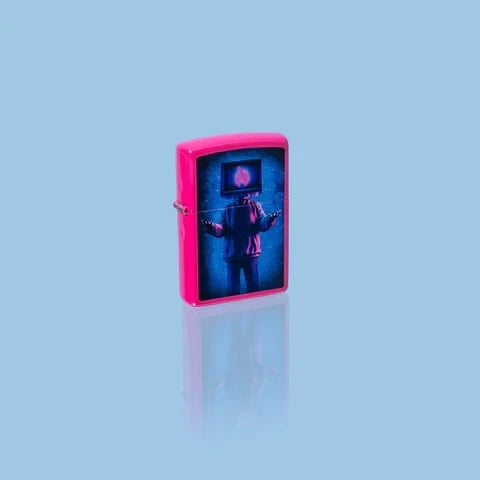 Flame TV Man Design