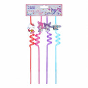 HK FRIENDS SET 4 STRAWS IN BAG ASS-12
