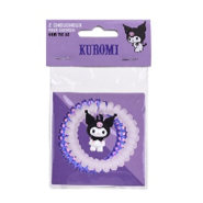 HK KUROMI 2 SPIRAL HAIR TIE IN BAG ASS12