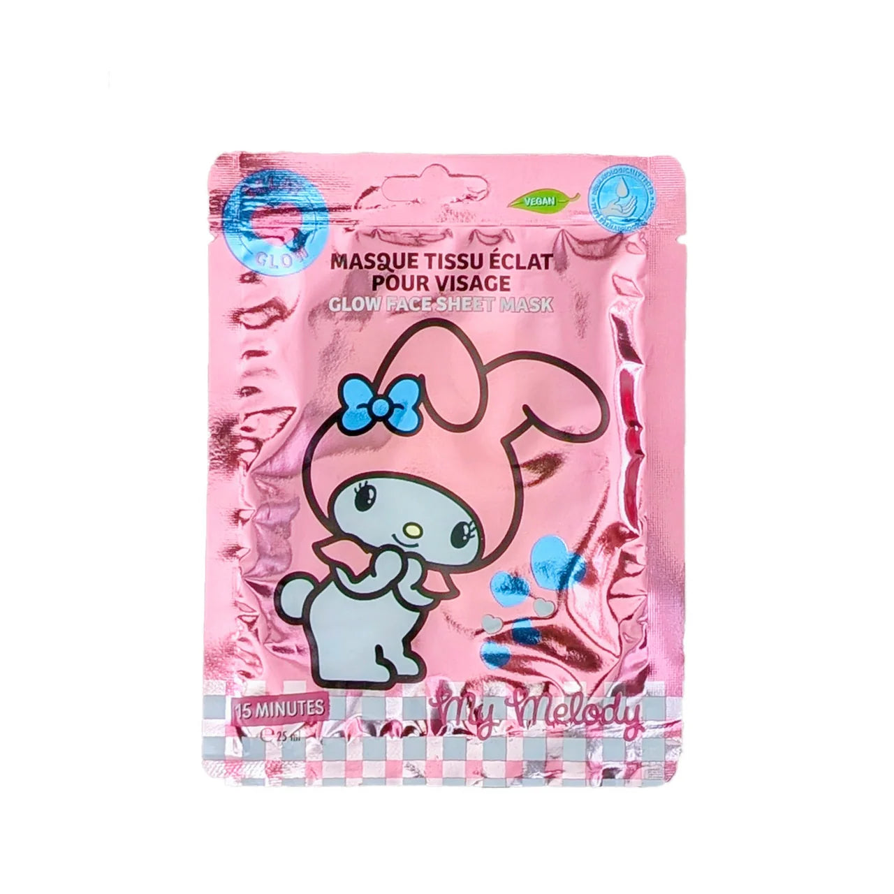 HK MY MELODY FACE GLOW MASK V