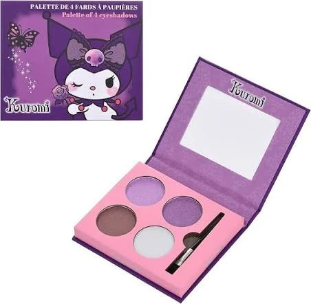 KUROMI EYESHADOW PAL 4COL BRUSH MIR DL12