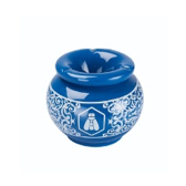 LG MOROCCAN ASHTRAY BLUE