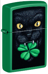 Lucky Cat Clover Design