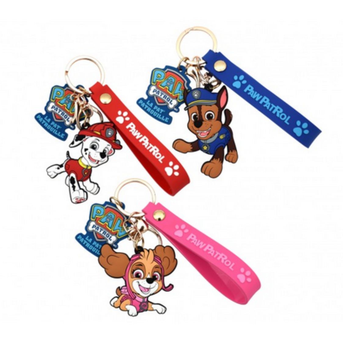 PAW PATROL KEYCHAIN SILICONE ASS-24