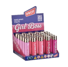 PROF PINK GIRL REFILL ROUND FLINT DL25