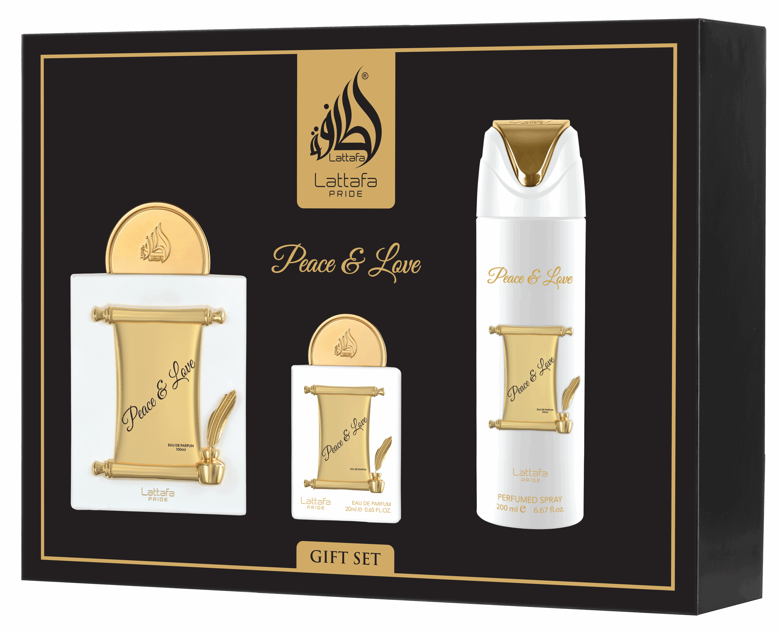 Giftset Peace & Love -3pc