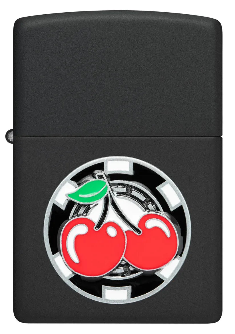 Poker Chip with Cherries