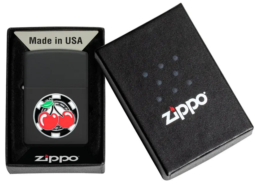 Poker Chip with Cherries