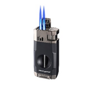 SM BELFAST V CUT 2 JETFLAMES LIGHTER GB