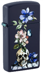 Skull and Flowers Design