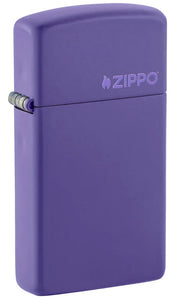 Slim® Purple Matte Zippo Logo