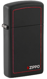 Slm Black W/zippo-border