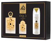 Giftset Tharwah Gold -3pc
