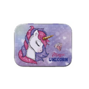 UNICORN GLITTER BAND AIDS METAL BOX DL12