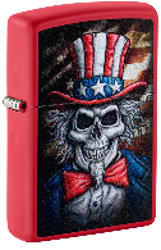 Uncle Sam Skull Design